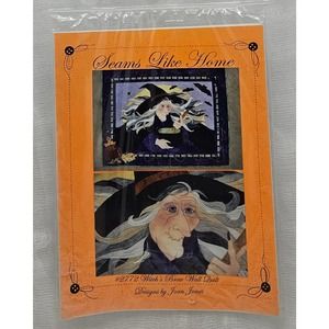 Witch's Brew Wall Quilt Fusible Applique 41x32 UNCUT